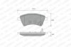 WEEN 151-2694 Brake Pad Set, disc brake